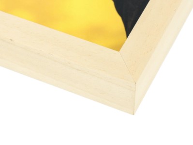 Naturel onbewerkte lijst