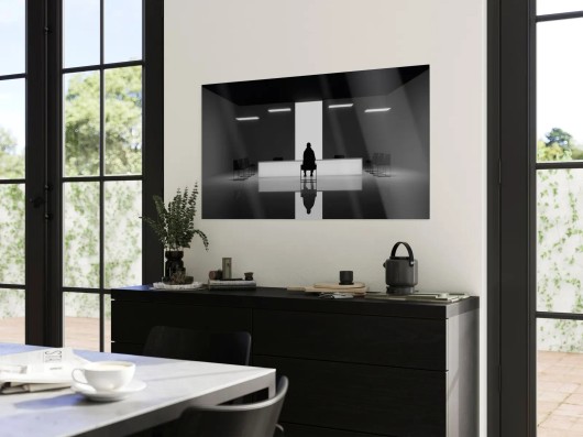 HD Metal Print dans le salon