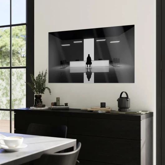 HD Metal Print dans le salon