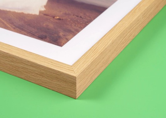 Photo encadrée avec passe-partout