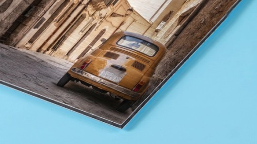 Direct print on brushed aluminium