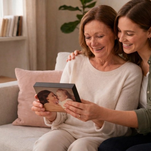 Photo Block moeder en kind