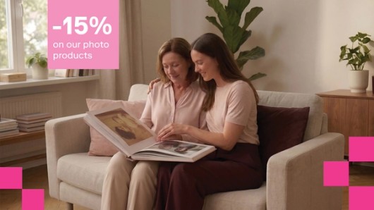Mother’s Day: discount on our photo products