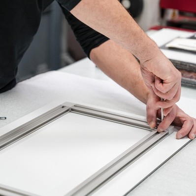 Luxe aluminium ophangsysteem