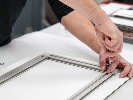 Luxe aluminium ophangsysteem