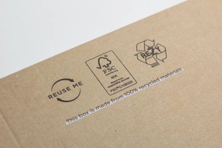 Papier/matériaux d'emballage certifiés FSC 