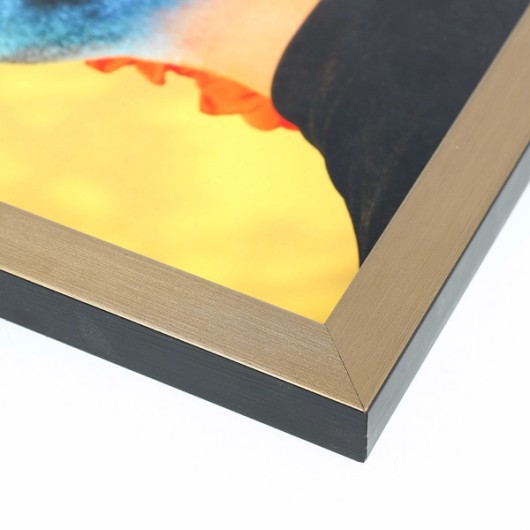 Foto in lijst zonder passepartout