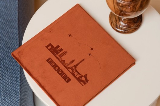 Fotobuch mit Lasertext