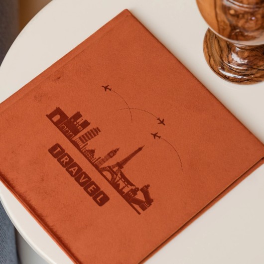 Fotoboek met lasertekst