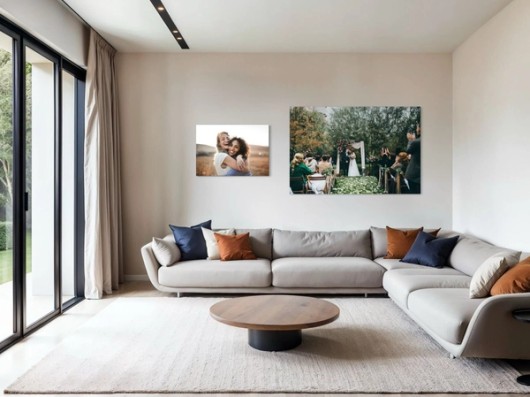 Photo sur toile dans le salon
