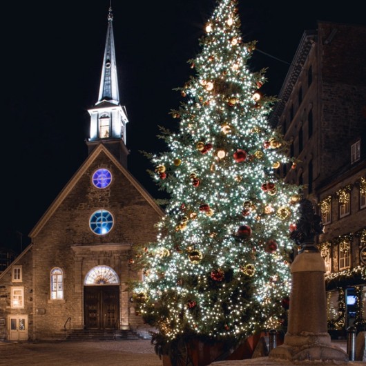 Kerstfoto in het buitenland