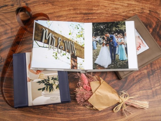 Atmosphäre eines luxuriösen Hochzeitsalbums