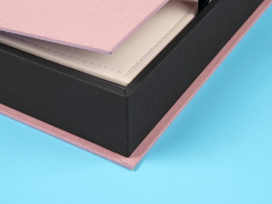 Custom protection box with a book inside