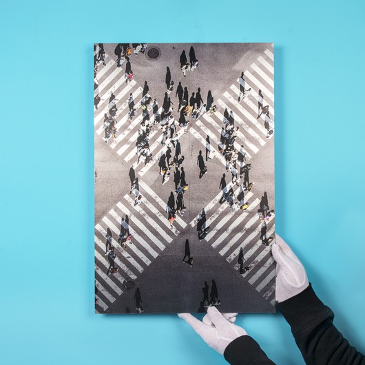 Directdruk op geborsteld aluminium