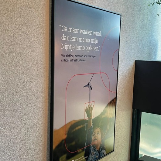Innso windmolen wanddecoratie