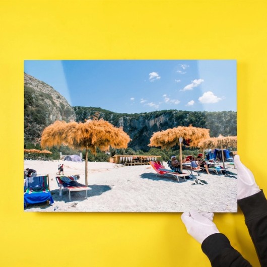 Voorbeeld foto op aluminium dibond