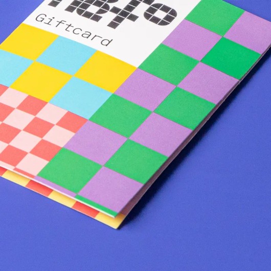 Cadeaukaart met luxe verpakking