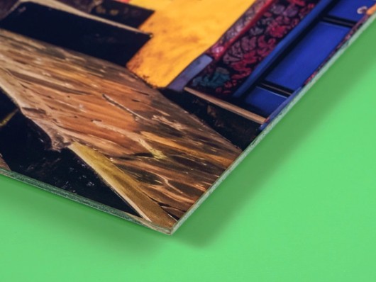 Directdruk achter Plexiglas