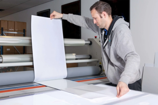 Produktion Wandbild-Print