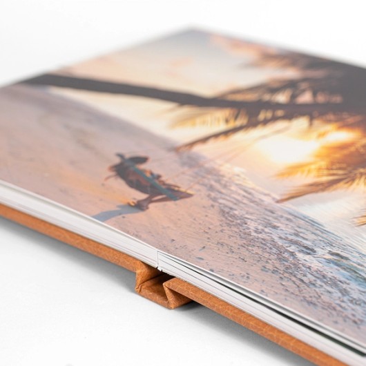Page layflat livre photo
