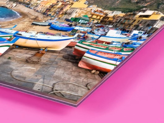 Fine Art print achter plexiglas met aluminium dibond