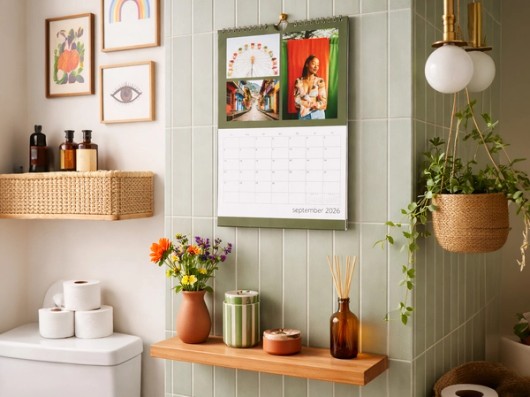 Kalender in Interieur