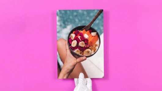 Large format photo print