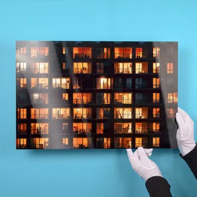 Profotonet HD-Metal print aan de muur