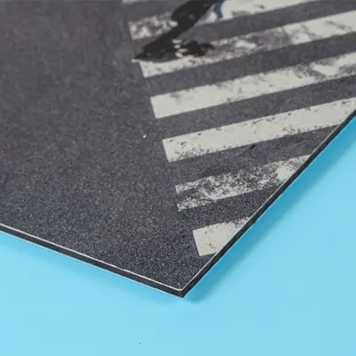 Directdruk op geborsteld aluminium