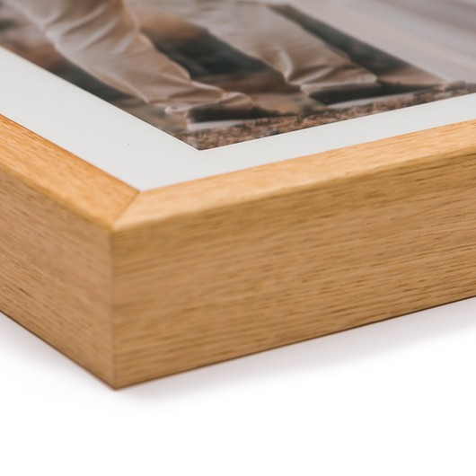 Framed wedding photo