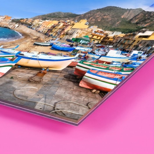 Fine Art print achter plexiglas met aluminium dibond