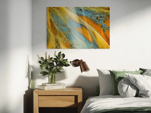 Foto op Fine Art print achter plexiglas