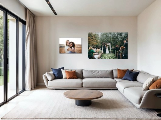 Photo sur toile dans le salon