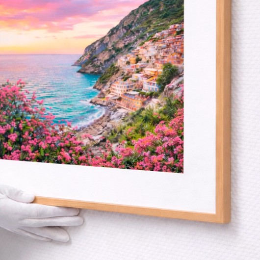 Foto met passe-partout geprint op FineArt papier