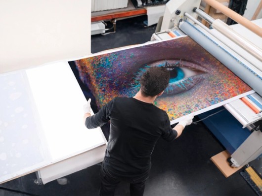 Production process wall art