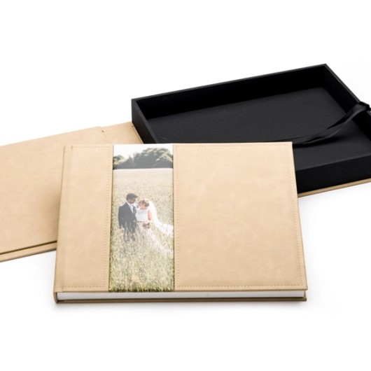 Trouwalbum met custom bewaarbox