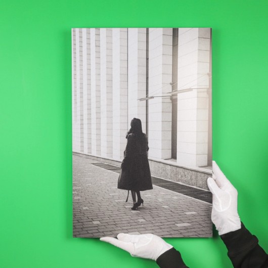 Foto op forex dame zwart wit