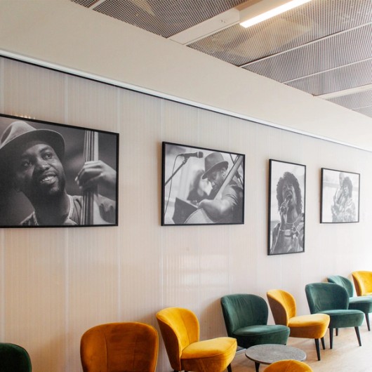 Wanddecoratie zwart wit beelden