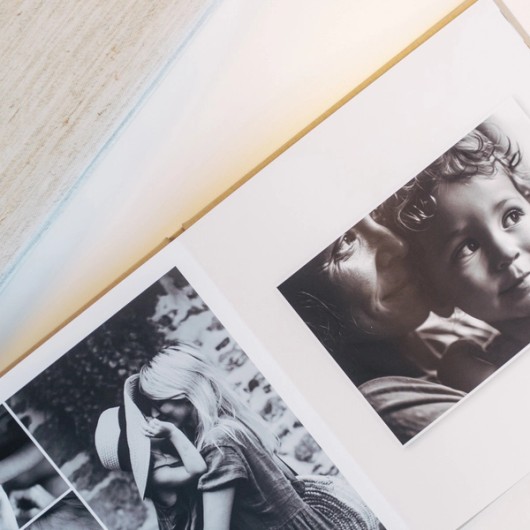 Fotoboek zwart wit Moederdag