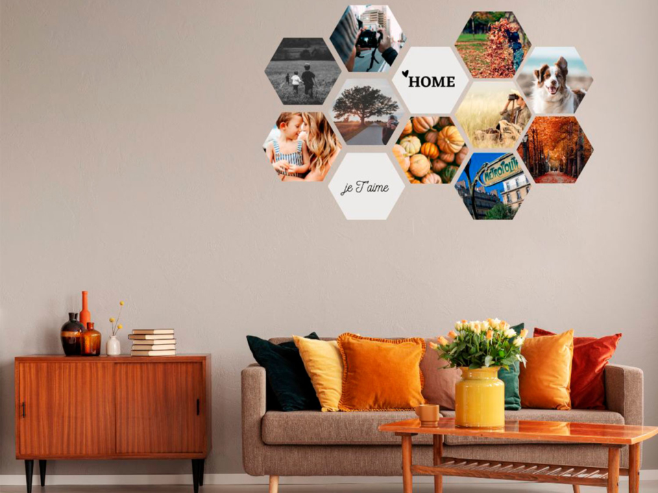 Hexagon fotomuur | Profotonet