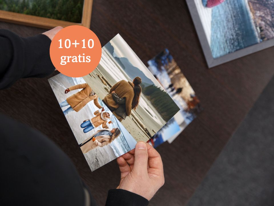 10+10 gratis fotoafdrukken | Black Friday 2024
